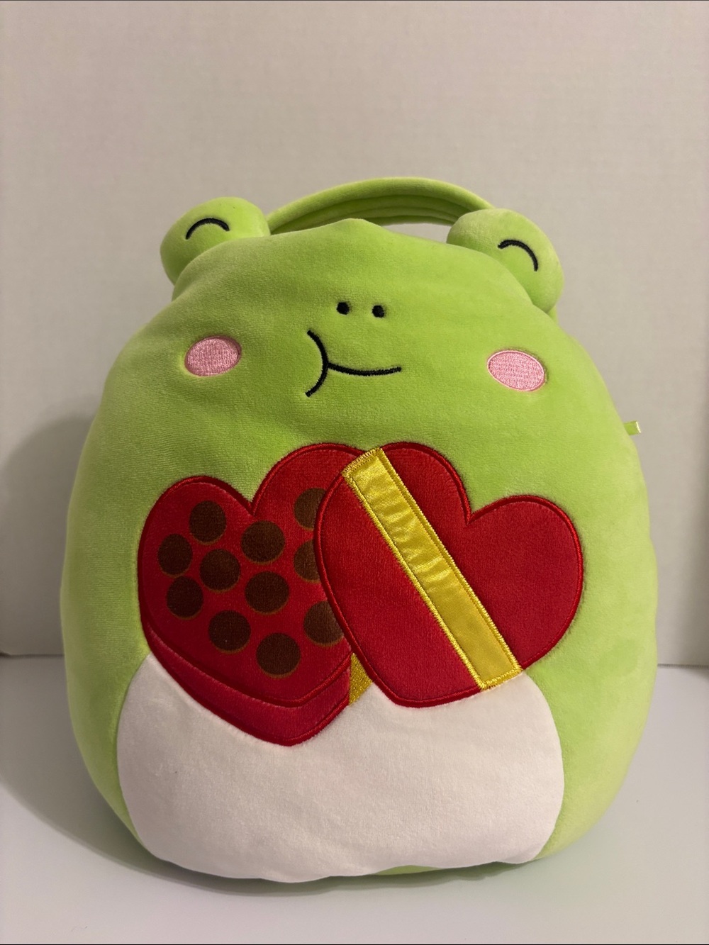 Squishmallows Lime‎ Green Frog Plush with Logo on Back